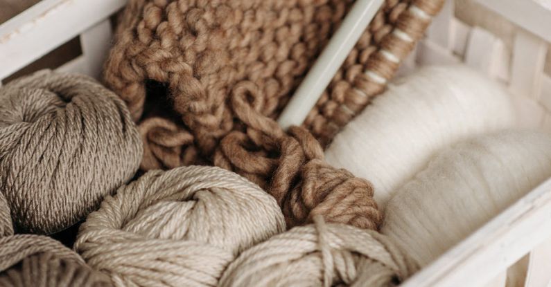 Insulation Materials - White and Brown Yarns In Basket