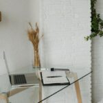 Climbing Plants - Workspace on Glass Table
