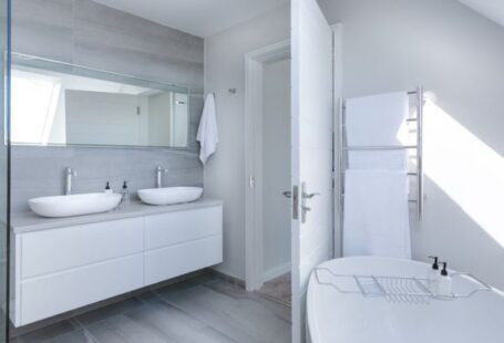 Bathroom Design - White Bathroom Interior